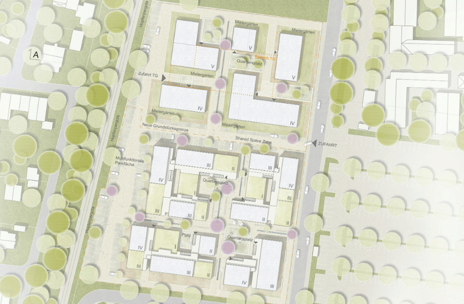 Campus Rosenheim - Studentenwohnheim Visualisierung